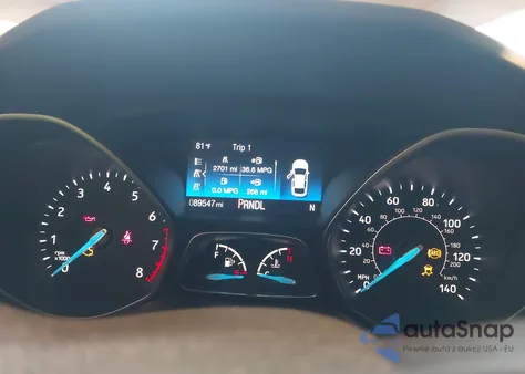 2016 Ford Focus Se из США, поврежденный, VIN 1FADP3F24GL393913